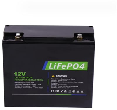 WILLQ 12V 20Ah 22.5Ah 24Ah 26Ah Lithium Battery 3000+ Deep Cycle Rechargeable LiFePO4 Lithium Iron Phosphate Battery 12.8 Volts Replacement Battery with BMS,12.8V20Ah