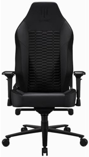 Iconic - Sedia gaming o da ufficio premium Apollon classic black metal - Sedile ergonomica gamer