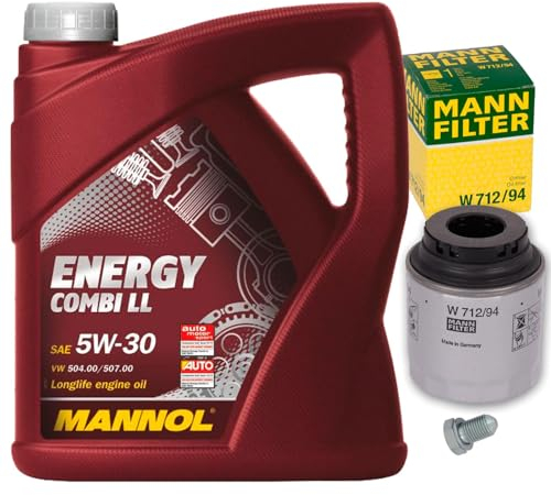 Ölfilter Filter + 5W30 Öl 1.2 + 1.4 TSI TFSI Polo 6R Passat 3C Golf 5