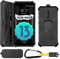 Ulefone Armor X12 Pro Rugged Smartphone, 10GB RAM, 64GB ROM, Android 14 Mobile Phones, IP68/69K Waterproof, 3-Card Slot, 13MP +8MP Camera, Octa Core, 5.45 inch Tough Screen, NFC, Black