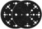 STEBRUAM 2 PièCes 150mm Tampon de Ponçage Souple - 49 trous - Interface mousse souple doux pour plateau de ponçage et polissage, Protection contre le bruit