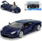 Generisch Lamborgihini Aventador LP700-4 Coupe Blau Ab 2011 1/24 Modell Auto mit individiuellem Wunschkennzeichen