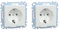 Schneider Electric Merten MEG2301-0325 Schuko Steckdose, Steckklemmen, Schutzkontaksteckdose, System M,Aktivweiß glänzend, Made in Germany (Packung mit 2)