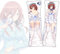 FDSAD Anime Kissenbezüge The Quintessential Quintuplets Nakano Miku Dakimakura kurzer Plüschstoff doppelseitiger Anime Körper Kissenbezug, A1001