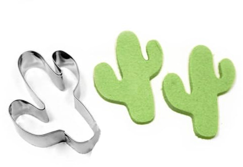 Bianriche Kaktus-Ausstechform, Keksausstecher, Keksausstecher, Edelstahl, Metallformen für Kinder, DIY, Sandwich, Gebäck, Fondant, Kuchendekoration