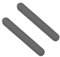 HSSDTECH 2PCS Laptop Bottom Cover Rubber Feet Strips Replacement for DELL Latitude 5420 5430 P157G Laptop Bottom Case Rubber Feet (2.9cm)