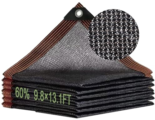 Filet D'Ombrage, Voile D'ombrage avec œillets,Filet RéSistant Aux UV pour Pergola,ClôTure de Protection Noire,Tissu D'Ombrage,pour Pergola,Terrasse,Plantes,Serre,Poulailler