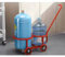 Zfmnoyev Tragbare, Leichte Sackkarre, Gasflasche Mobile Big Trolley, Pflanzenwagen Mit Rädern, Mülleimer Mit Handgriff(Red-A)