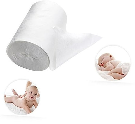QUMIIRITY 100blätter Wegwerfwindeln Windel Wegwerfwindeln -babywindel Rolle Spülbar Biologisch Abbaubar Für Weiß