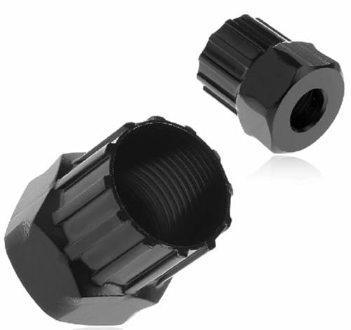 2 Pcs Bike Cassette Lockring Tool,Multifunctional Bottom Bracket Removal Tool Bicycle Cassette Removal for Shimano,for SRAM,for Sun Race, for SunTour