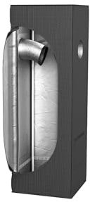 FIVMEN Growzelt 40x40x120 cm Grow Tent mit Reflektierende Mylar Lichtdicht Wasserdicht Zuchtzelt Growroom Gewächshaus für Pflanzen wachsen Raum Homegrowing
