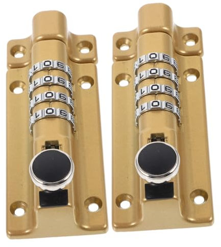 HOMSFOU 2pièces Serrure À Code Pour Armoire Cadenas À Combinaison Chiffres Résistante Corrosion Et Durable Idéale Pour Casier Et Armoires Lot