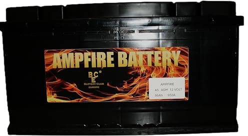 AGM Batterie de démarrage 12 V 95 Ah 850 A Start/Stop 353 x 175 x 190 mm