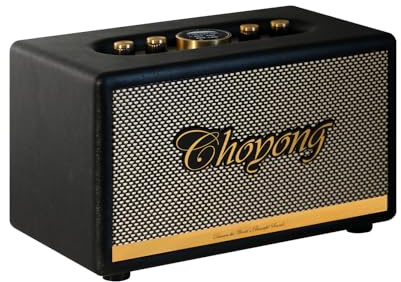 CHOYONG Maestro C2 WiFi Speaker Wireless Bluetooth Smart Internet Radio | Three-way Speaker System,40k+ Global Radio Stations,Record Player Compatible with RCA Input,Choyoung C2