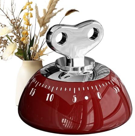 Ihdjasg Retro Stil Countdown Für Kochen, Mechanischer Eieruhr 60 Minuten, Küchen Timer, Küchenhelfer Für Haushalt Senioren Kinder