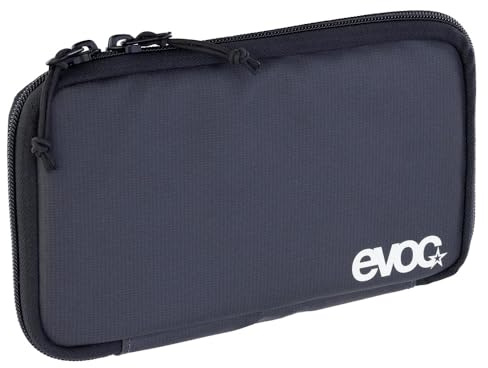 EVOC TRAVEL CASE Dokumententasche, Carbon Grey - Black | Dokumententasche, Dokumentenmappe mit Organizer-Fächern, Ausweistasche mit Stiftehalter