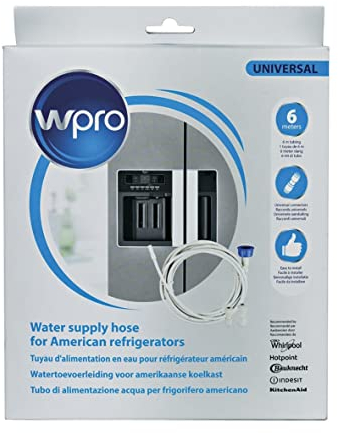 Kit lyre arrivee d'eau : tuyau (6m) + raccords UKT001 Frigo, Réfrigérateur, Congélateur 484000008590, C00379990 WPRO Frigo, Réfrigérateur, Congélateur
