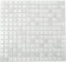 MOS52-0103 - Piastrelle a mosaico in vetro, colore: Bianco antico