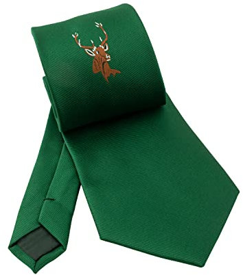 Deitert Krawatte mit Hirschkopf
