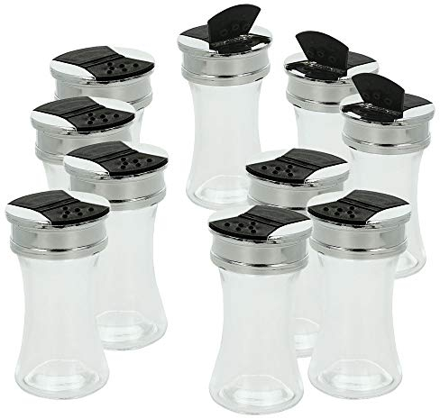 10er SET METALTEX 252946000 Gewürzstreuer 70 ml