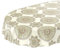 ANRO Tischdecke Wachstuch abwaschbar Wachstuchtischdecke Wachstischdecke Mandala Ornamente Grün-Creme Oval 220x140cm