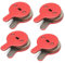 4 Satz Fahrrad Scheiben Bremsbelag, BB5 M446 Harz Halbmetall Scheibenbremse, Fahrrad Oil Disc Brake Pads Ersatz für Elektrofahrrad Mountainbike Vordere Hintere Scheibenbremsbeläge