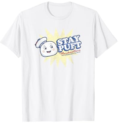 Ghostbusters Vintage Marshmallow Man Poster T-Shirt