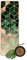 Yogamatte - Elisabeth Fredriksson - Grüne Blätter goldene Geometrie, 61cm x 183cm, Kork