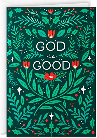 Hallmark Religiöse Weihnachtskarten, Gott ist gut (16 Karten und Umschläge) (5XPX2330)