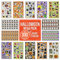 Halloween-Aufkleber über 300 Stück für Kinder, Partytütenfüller, selbstklebend, gruseliges Basteln, Scrapbook-Dekorationen für Halloween-Party – Hexe, Geist, Vampir, Spinne, Totenkopf, Fledermaus