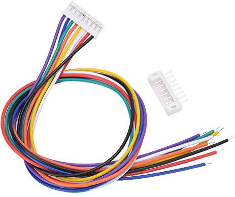 Fyearfly 10-Sets JST 8-Pin Connector, Jst 8Pin 30cm 26Awg Serial Cable Ph 2.0mm Pre-Crimped Female Adaptor+Male Plug, for Lipo Battery Balance Lead, 3D Printer