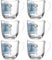 LEONARDO HOME Bambini Avventura Tassen-Set 6-teilig - Kinderbecher mit Motiv aus dickwandigem Glas - Inhalt 280 ml - mikrowellengeeignet, robust - 6er Set mit Motiv Weltall, 044415