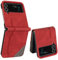 RADOO Coque pour Samsung Galaxy Z Flip 3, Housse Etui Cuir Multifonction, Fermeture Magnétique à Clapet Anti-Choc [Fonction Support] Flip Case Compatible avec Samsung Galaxy Z Flip 3 (Rouge)