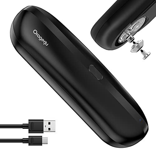 Ouvre-boîte électrique, Oragerju Ouvre-boîte rechargeable pour les mains arthritiques, Ouverture à une touche, Ouvre-boîte automatique sans fil avec lame remplaçable pour les personnes âgées