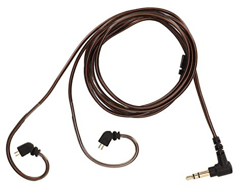 Cable de Auriculares de 2 Pines, Cable de Auriculares con Reducción de Ruido con Micrófono, Cable de Repuesto de Auriculares Desmontable para Auriculares de 2 Pines de 0,78 Mm
