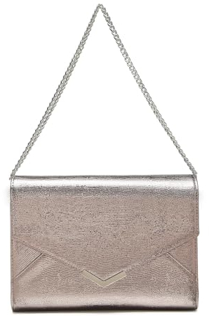 Miss Lulu Damen Clutches Abendtasche mit Kette Besonderer Glitzer Umschlag Kupplung Hochzeit Brautparty Glitzer Elegante Damen-Schultertasche