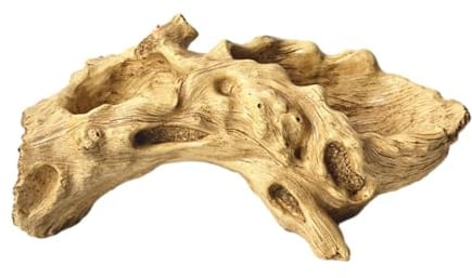 Baoblaze Vintage Harz Blumentopf, Irregulärer Sukkulententopf, Pflanzer Kräuter Kaktus Sukkulente Behälter Skulptur Halter Baumwurzel Übertopf für Indoor Home (Nicht aus Holz), Stil R