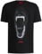 HUGO Mens Dayaking Animal-Graphic T-Shirt in Cotton Jersey Black