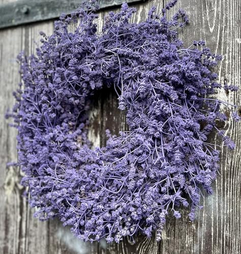 Lavendel Kranz in lila, für Tür und Wand ca. 35 cm Durchmesser