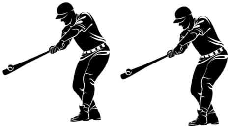 DOITOOL 2st Baseball-wandtattoos Wandaufkleber Zimmerdekoration Selber Machen Wandgemälde Sport