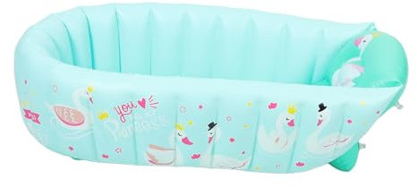 HOMSFOU Pataugeoire Gonflable Mini-piscine Piscines Portables Portative Piscine Gonflable Pour Faire Sauter La Piscine Pour -petits Pvc