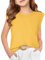 Haloumoning Mädchen Tank Top Ärmellose Sommer T Shirt Rundhals Kappenärmel Niedliche Kinder Bluse T-Shirt Oberteile für Mädchen Gelb 7-8Jahre