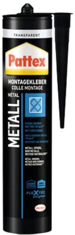 Montage Kleber Metall - starker Montagekleber für Metall, Buntmetall und Spiegel, Baukleber für alle Materialien* -elastischer Metallkleber für innen und außen - Wetterbeständig (1 x 325g)