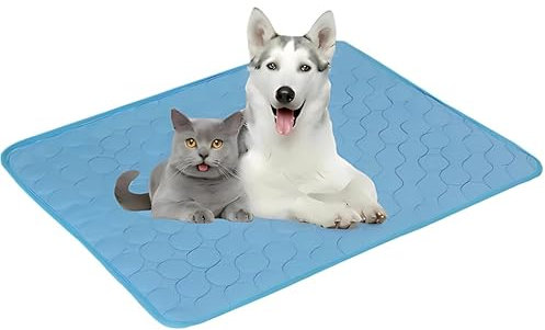 Mehx Pet Cooling Mat XL (100x75cm) – Self-Cooling Non-Gel Pad for Dogs & Cats | Extra Large Comfortable Summer Relief Bed Mat for Pets | Foldable, Portable Pet Mat for Home & Travel
