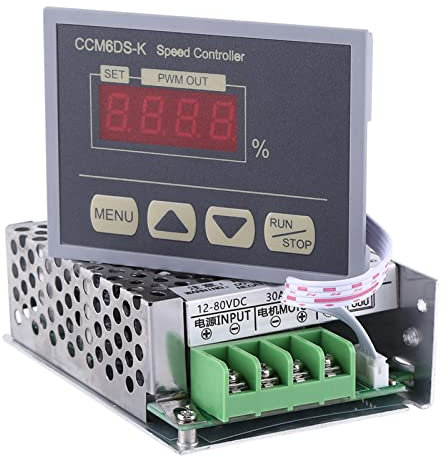 DC Digital Speed, Motor Controller Controller PWM 12V 80V 30A Hochleistungs 12 Gouverneur Regler Langsamer Stop CCM6DS K mit Anzeigepanel