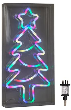 Samuel ALEXANDER 30cm Light up RGB Neon Flex Christmas Tree Decoration