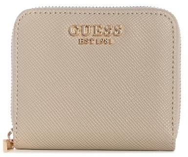 Guess Laurel II SLG SMALL Zip Around Damen-Geldbörse Kaffee hell ZG7459137-TAU