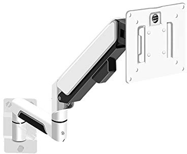 YZYSHA TV Stand TV Wall Mount Monitor Wall Bracket for Up to 32 Inch Computer Monitor Screens, Tilt and Swivel Bracket with MAX 100x100mm,B