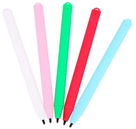 GAROZATION 5 Stück Teiliges Stylus Pen für LCD Zeichentablett Farbige Eingabestifte für Touchscreens Robust und Vielseitig zum Schreiben Malen Lernen und Notizen Tablets Geeignet