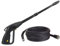 TECHKAR Pistola Idropulitrice M22x1,5 Perno 14mm con Tubo Alta Pressione e Lancia - Accessori Idropulitrice - Ugello Regolabile per Idropulitrice - Tubo 10m